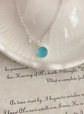 925银星月项链女轻奢小众