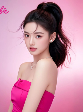 Barbie芭比925银璀璨锆石耳钉