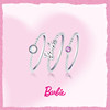 925 silver stacking rings, women's letter silver jewelry