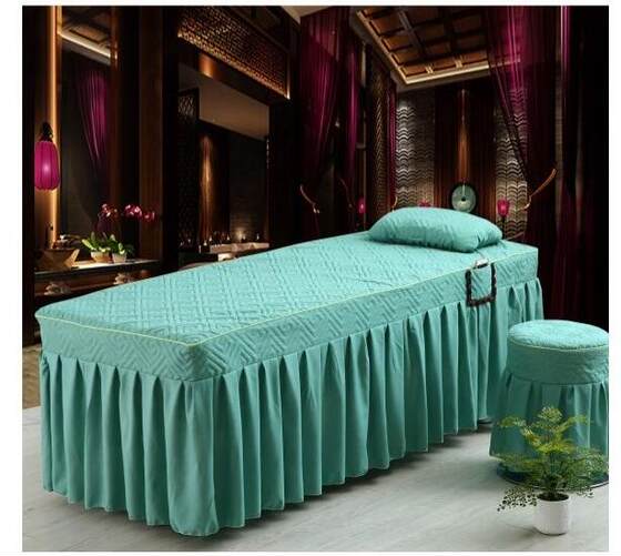 Beauty bedspread pillowcase two-piece set for physical therapy and massage