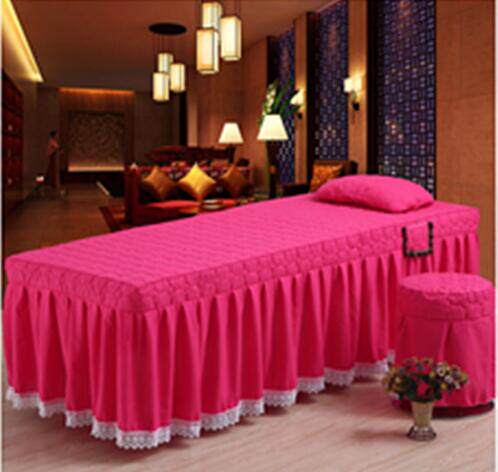 Beauty bedspread pillowcase two-piece set for physical therapy and massage