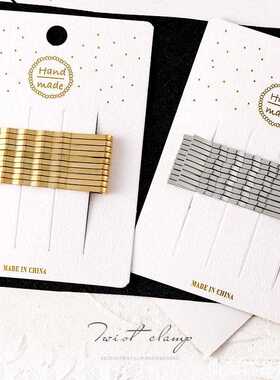 个性碎发夹一字夹脑勺碎发卡夏季简约刘海夹侧边家用收纳