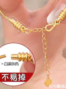 编绳蛇骨链手绳万能穿珠手链免绑串珠配饰手工diy配件可穿黄金