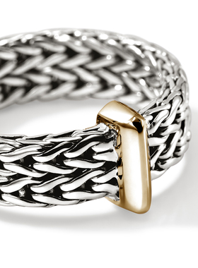 JOHNHARDY6mm14K金配银戒指