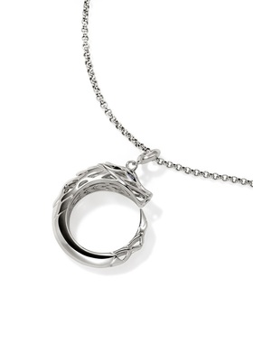 JH环形神龙蓝宝石项链吊坠轻奢