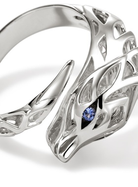 JH神龙蓝宝石未封口戒指小众轻奢