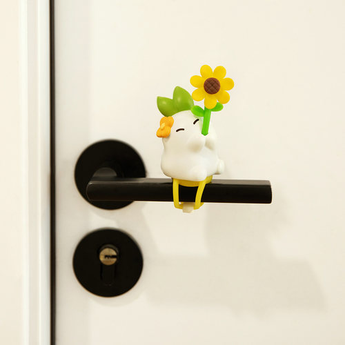 桃源深处有人家 萝萝追风立体树脂摆件 家居可爱电动车配件装饰 - 图3