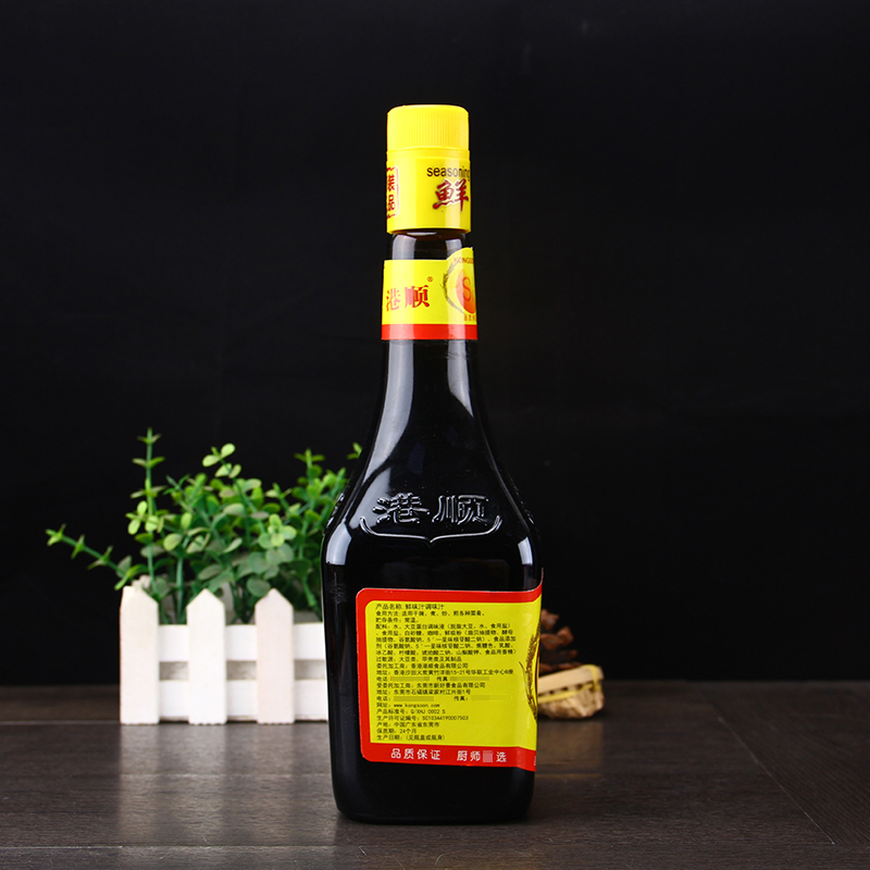 港顺鲜味汁800ml*6瓶 美极鲜味生抽酱油炒菜寿司凉拌调味料蘸料