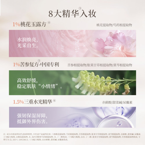 十二院子桃花精华粉霜干皮滋润底妆轻薄遮瑕伪素颜粉底液 临期 - 图1