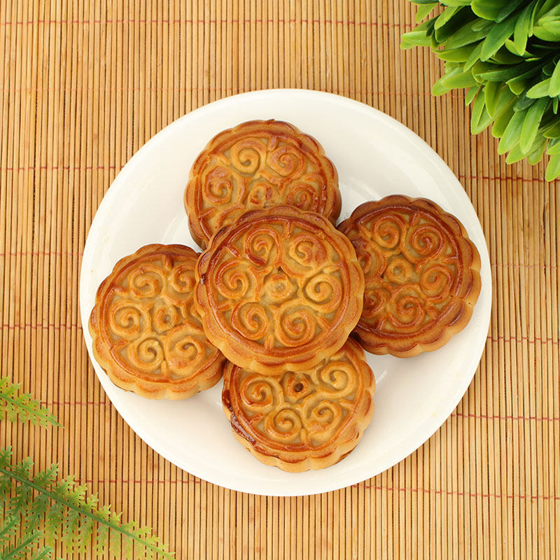 中秋节冰皮广式多口味蛋黄五仁老式 亚力桑德食品月饼