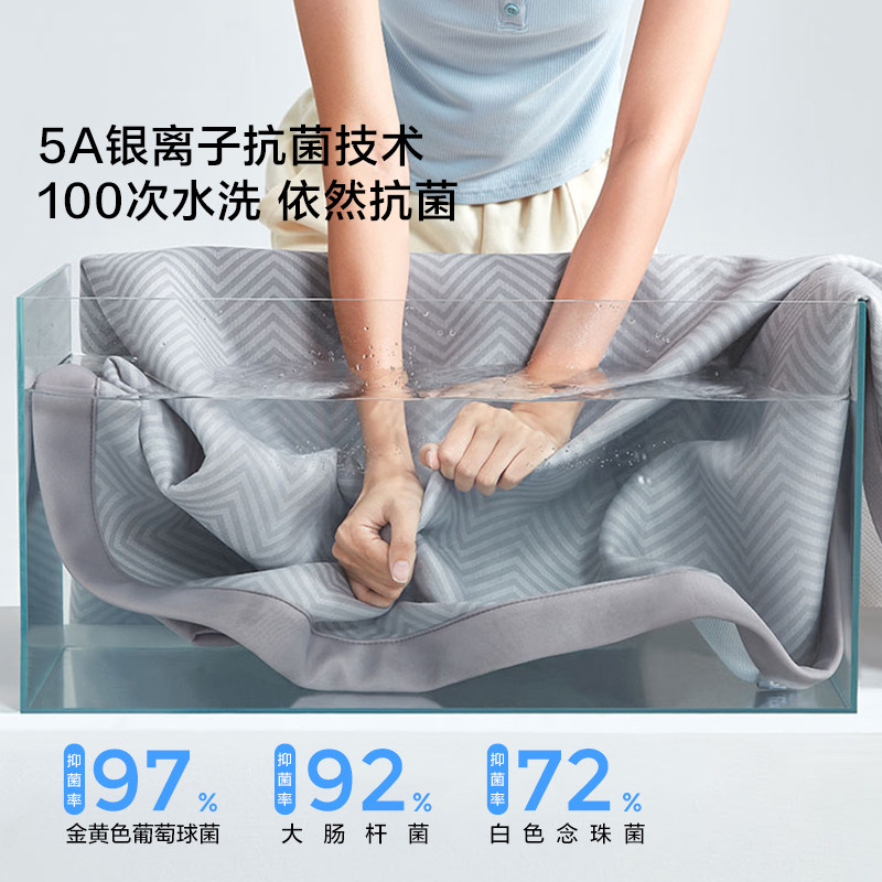 林氏生活小凉盾冰丝凉席A类母婴级学生宿舍单人可洗折叠2025新款,淘宝优惠券,粉丝福利购,淘宝优惠卷