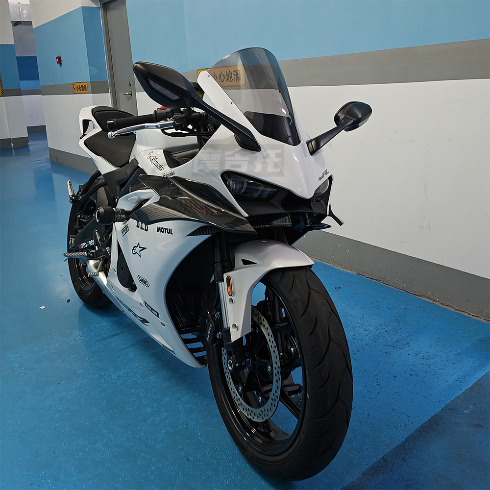 适用凯越450rr改装定风翼 竞技侧风刀 加大导流罩无损安装 配件 - 图2