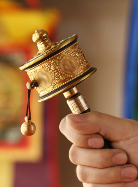 黄铜转金轮实木转金筒桶