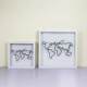 Travel ticket storage ticket storage box Travel record photo frame Postcard collection commemorative photo frame storage box