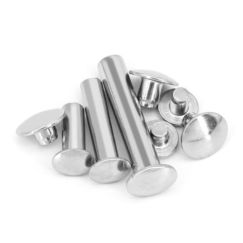 304不锈钢圆头对敲子母铆钉半圆头紧打钉卡板钉锁紧铆钉盘头螺钉 - 图3