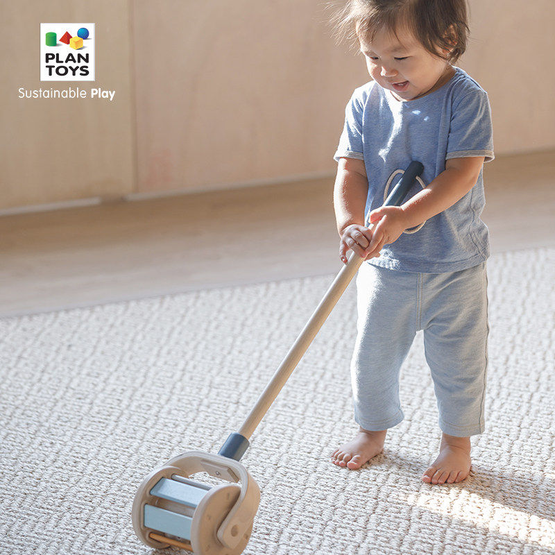 【栗栗巫】plantoys推推乐哒哒鸭婴儿儿童玩具学步手推爬行1-2岁,淘宝优惠券,粉丝福利购,淘宝优惠卷