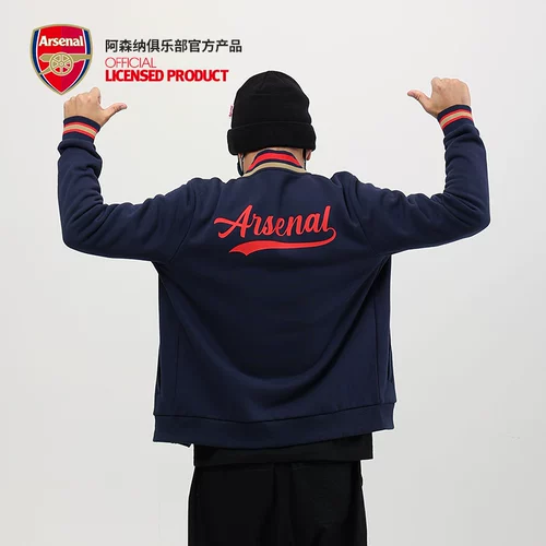 Флисовая трендовая бейсбольная куртка, официальный продукт