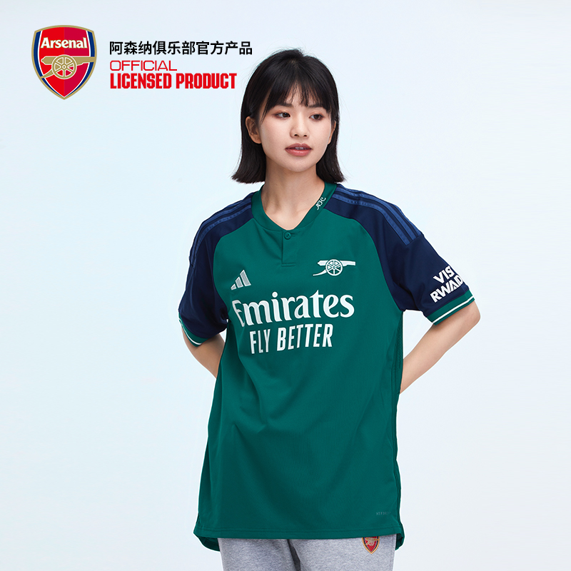 arsenal阿森纳旗舰店官方正品23/24赛季第二客场球迷版球衣HR6935 - 图0