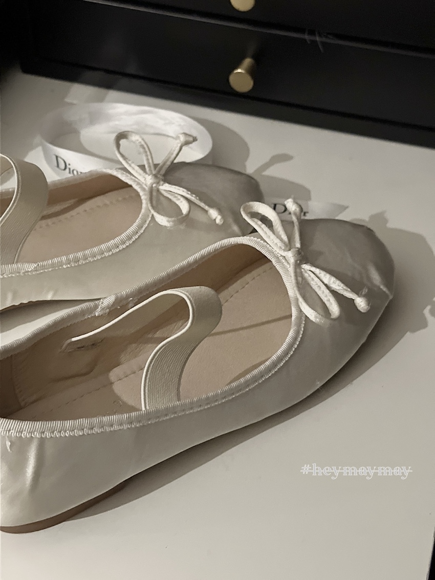 heymaymay‘芭蕾女孩’浅口小白单鞋女软底芭蕾舞鞋复古玛丽珍鞋