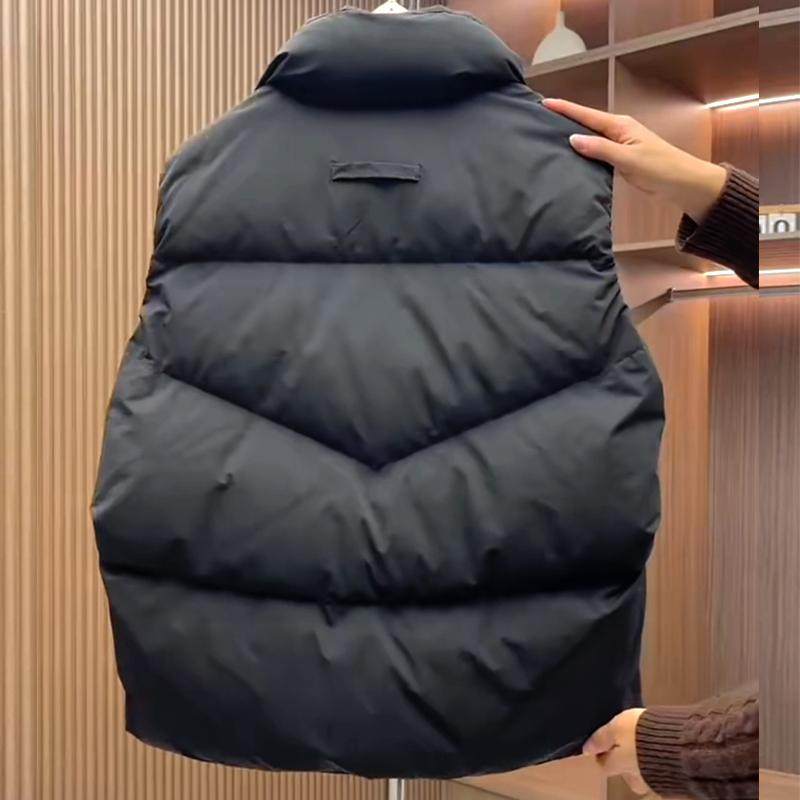 冬季新款工装立领羽绒马甲潮牌白鸭绒休闲无袖外套保暖加厚坎肩,淘宝优惠券,粉丝福利购,淘宝优惠卷