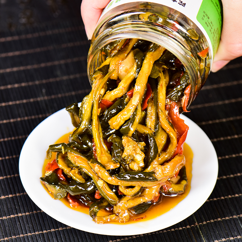 陀大叔黄瓜皮即食正宗广西玉林特产瓶装腌制酱菜即食脆爽香辣