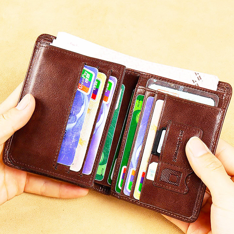 2021新款男士短款驾驶证一体钱包 曼卡茜妮箱包钱包