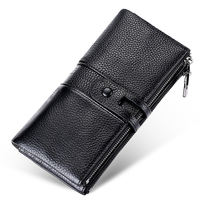 男士长款2020新款大容量一体皮夹子 曼卡茜妮箱包钱包