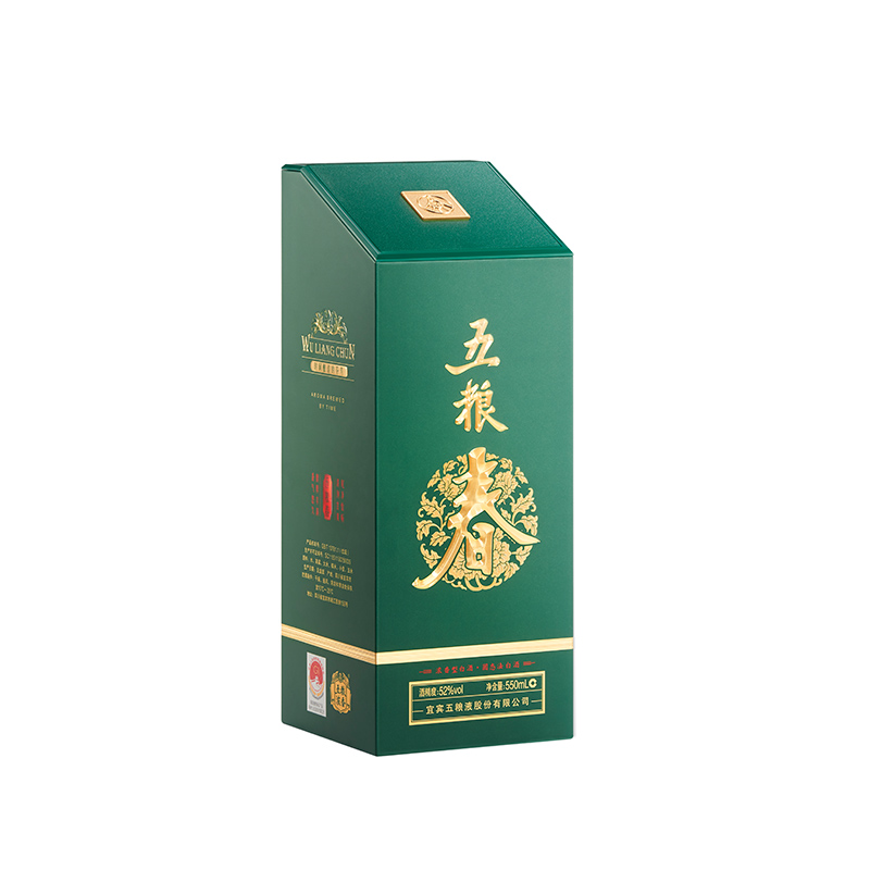 【双11预售中】五粮春菁萃版52度550mL*6整箱浓香白酒五粮液官方