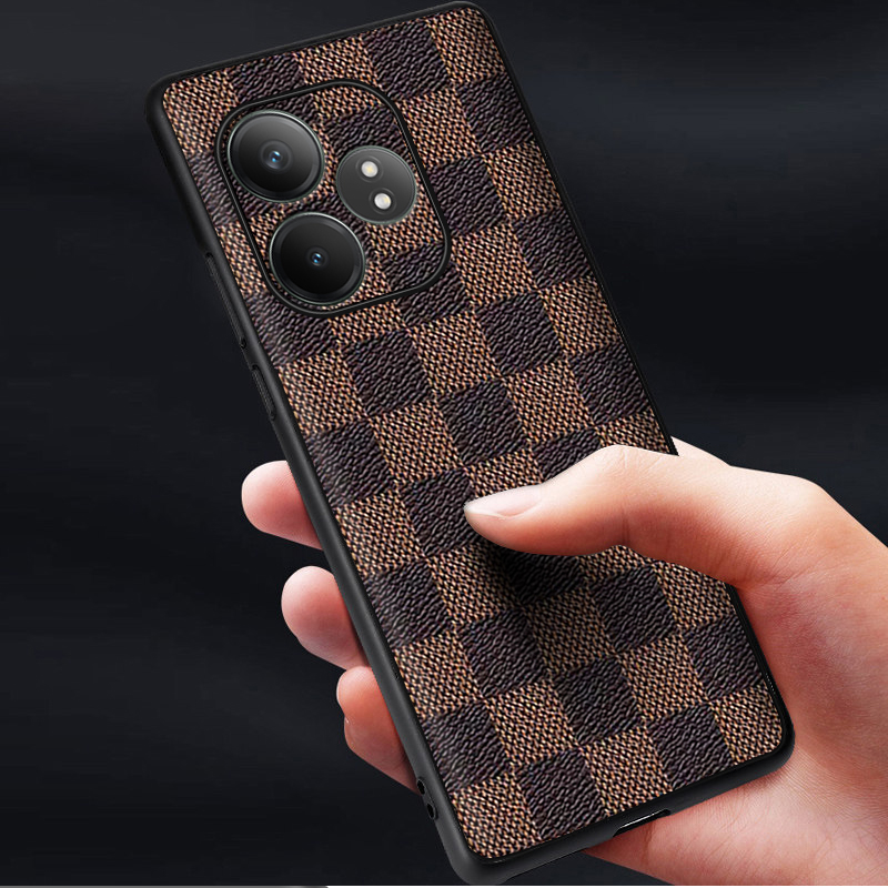 全包限量版适用于真我gtneo6se手机壳新款gt5pro保护套全包适用于真我gt5防摔超薄真皮适用于neo5男女商务皮-图0