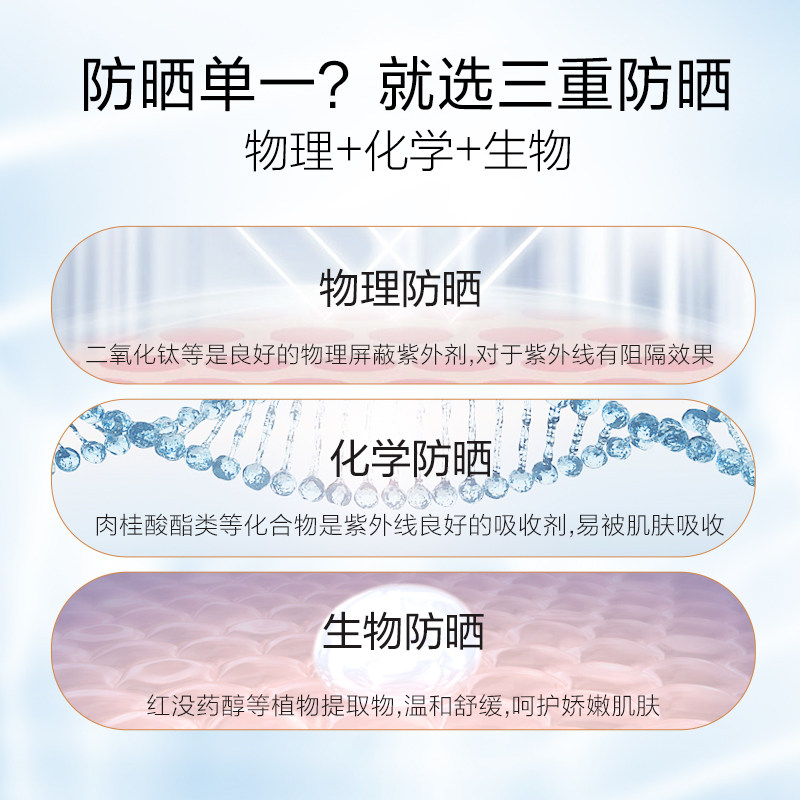 欧诗漫美白女面部防紫外线党防晒霜 欧诗漫美如珍珠防晒霜