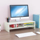 Desktop computer increased elevated office desk storage rack monitor elevated base bracket pad elevated rack