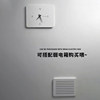 Meter box decorative painting with clock living room simple wall clock switch distribution box blocking vertical real clock without punching