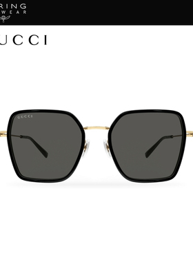 开云眼镜 古驰GUCCI男女同款时尚大框方框防晒太阳镜墨镜GG1850SA