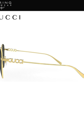 开云眼镜古驰GUCCI蝶形金属大框男女同款太阳镜墨镜GG1805SA