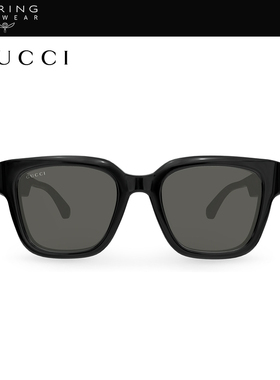 开云眼镜 古驰GUCCI矩型男女同款百搭方框防晒太阳镜墨镜GG1670SK