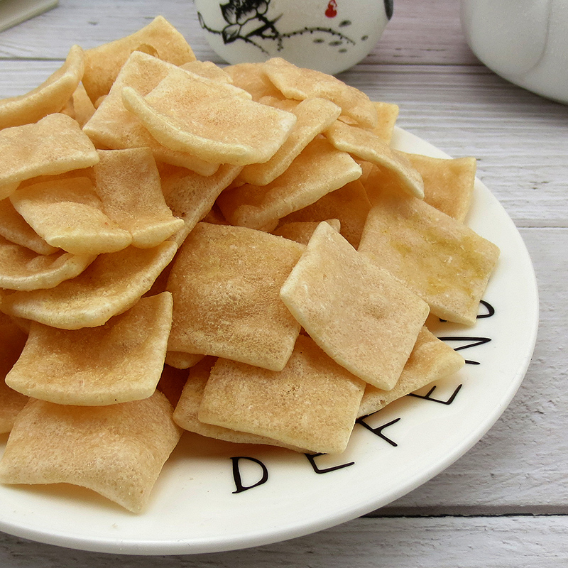 淘味熊蒸汽虾片168g儿童零食大包装脆虾片原味网红休闲食品小吃 - 图1