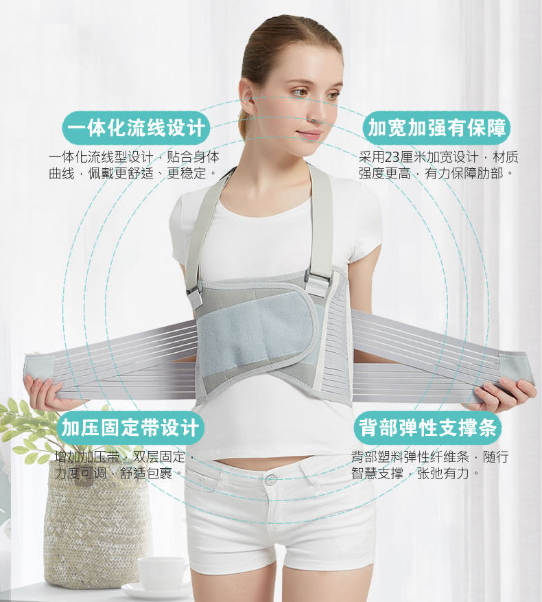 可调胸带心脏手术肋骨骨折固定带 凯贝康医疗器械护具（器械）