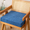 Linen cotton linen cushion high-density sponge cushion sofa cushion thickened bay window cushion chair heightening cushion hard