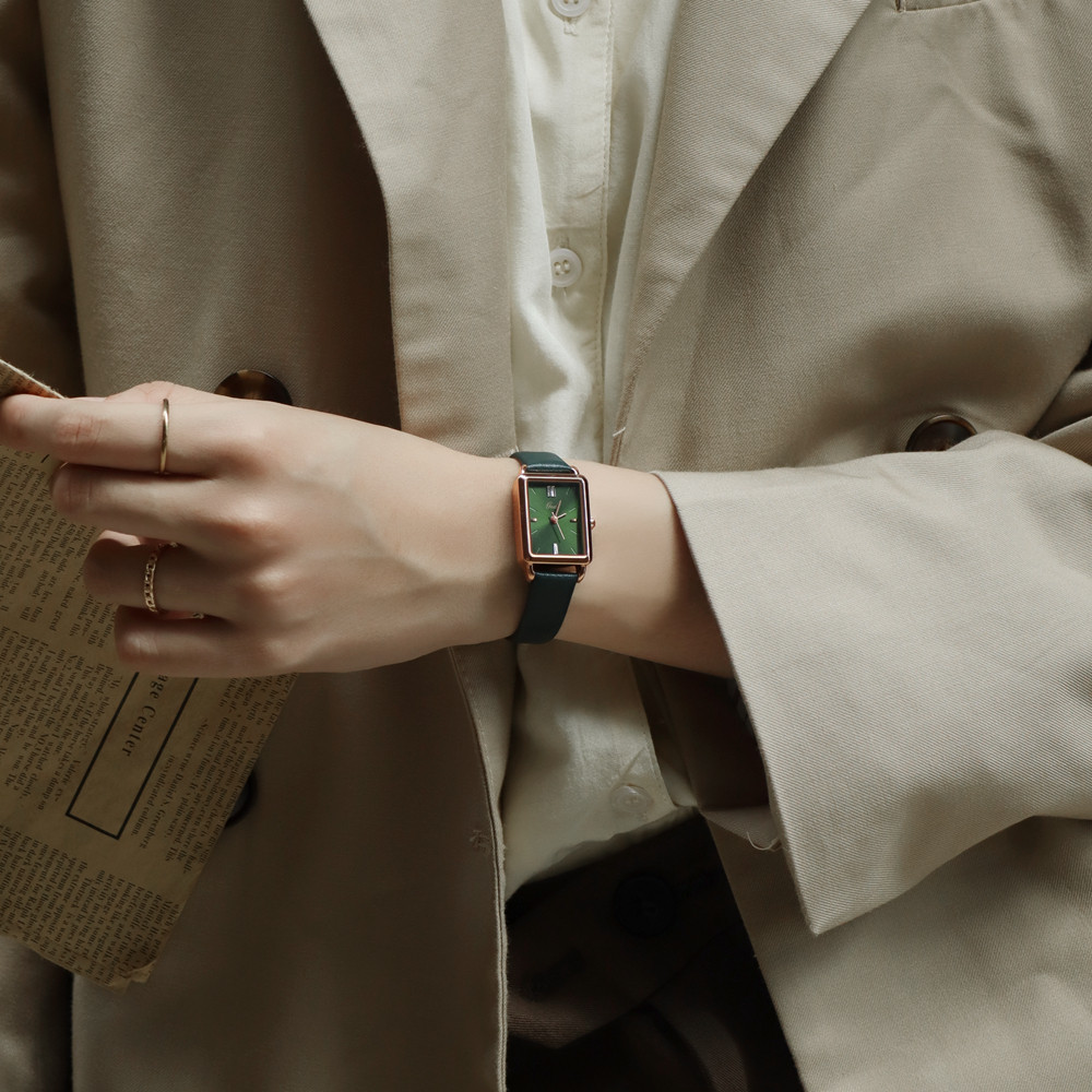 ins小众设计轻奢复古女士名牌手表 歌迪诗楷国产腕表