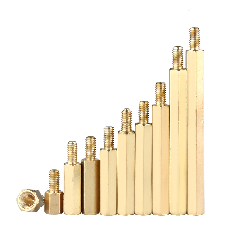 六角铜柱M3M4电脑主板六角隔离柱M5M6机箱螺柱螺丝M2M2.5+7+8单头