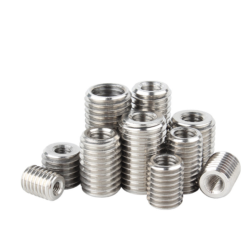 304不锈钢内外牙转换螺母变径牙套螺丝套螺纹护套M2M3M4M5M6M8M16 - 图1