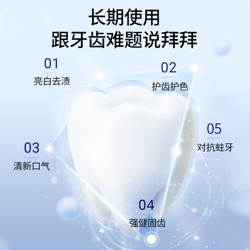 美国进口安利白茶薄荷官方官网牙膏 千城记个护海外牙膏