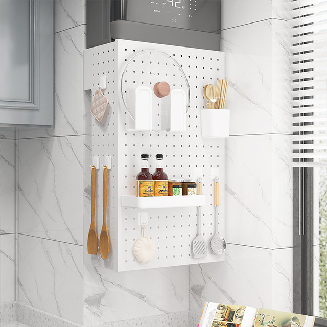 Gas pipeline cover hole plate storage rack