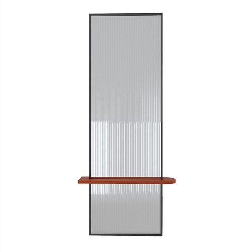 现代简约入户不锈钢屏风长虹玻璃玄关客厅实木屏风隔断洗手遮挡墙 - 图3