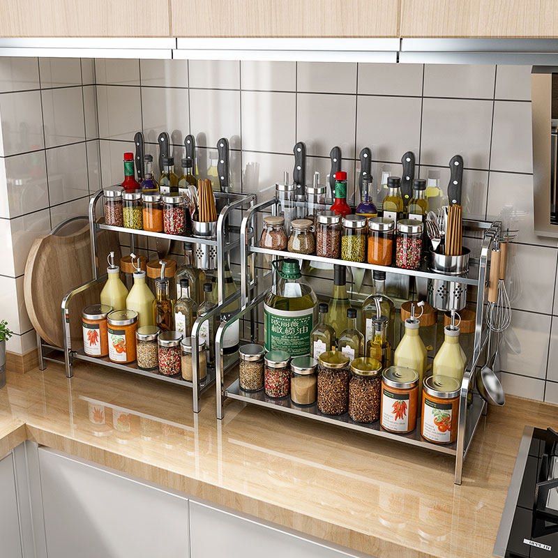 调料置物架家用刀架油盐酱醋收纳架子台面调味品,淘宝优惠券,粉丝福利购,淘宝优惠卷