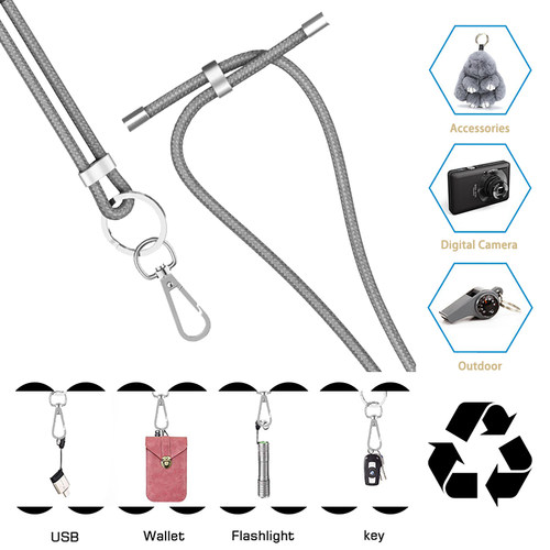 1.5m Keychain Straps Rope Mobile Phone Neck Strap Lanyard f - 图2