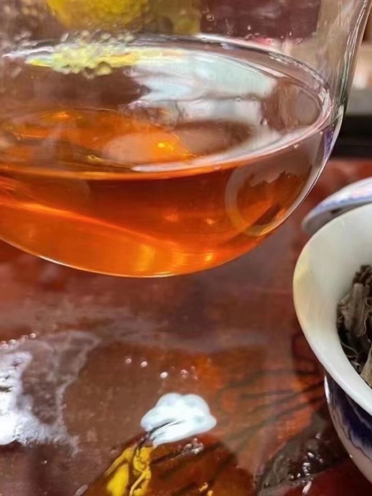 生普洱茶2003年宋聘号圆茶蓝票生茶饼云南勐海普洱茶高端送礼普洱 - 图3