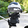 Electric vehicle shockproof small helmet navigation mobile phone holder