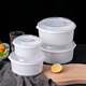 Special lunch box for microwave heating for food grade freshness box for hot dishes hot rice with lid container for special utensils for freshness bowl