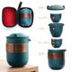 Portable single fast-client cup travel tea set